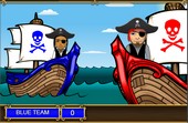 Multiplying fractions pirate game