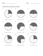 Fractions with circles