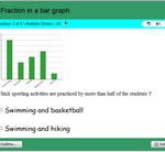 Fraction-in-a-bar-graph