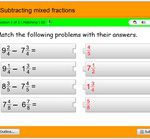 Subtracting-mixed-fractions